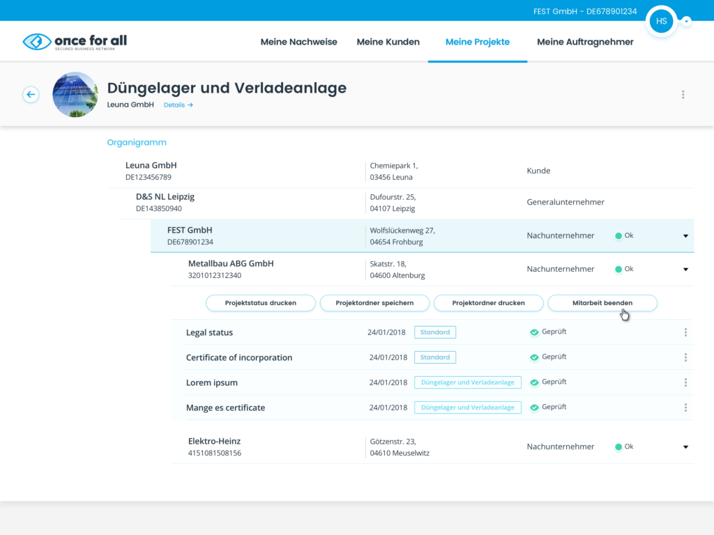 screen plateforme allemande